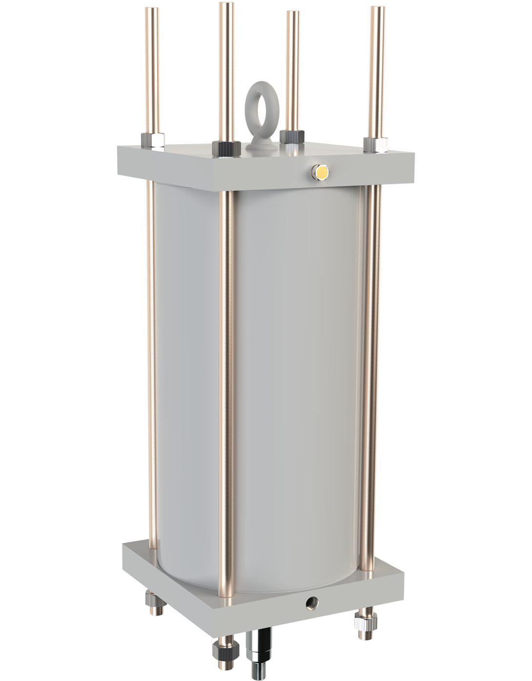 What is a pneumatic single-acting spring-return actuator and how does it work?